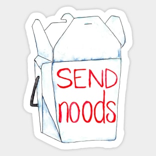 send noodles Sticker